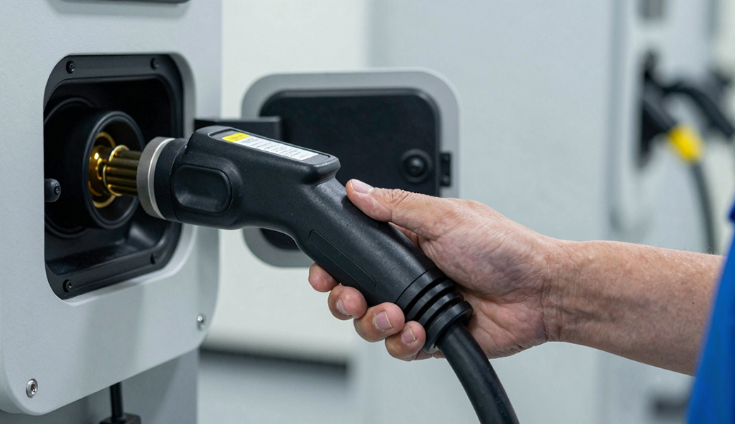 EV-Ladepistole & Lades tab industrie