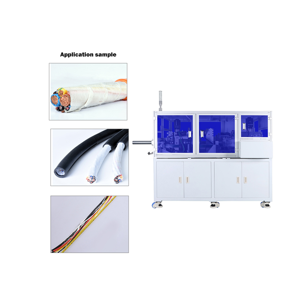 HS-880XZ-400 voll automatische Drahts chneide-und Abisolier maschine (Rotary Blade)