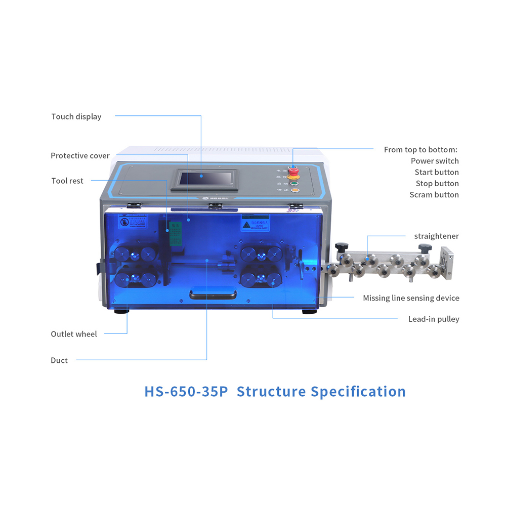 HS-650-35P Computer Drahtabstreif maschine