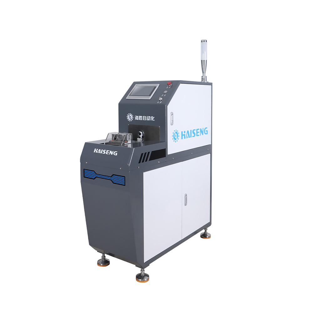 HS-QF120 automatische Abstreifen, Schneiden, Flippen und Bürsten Schild Mesh-Maschine