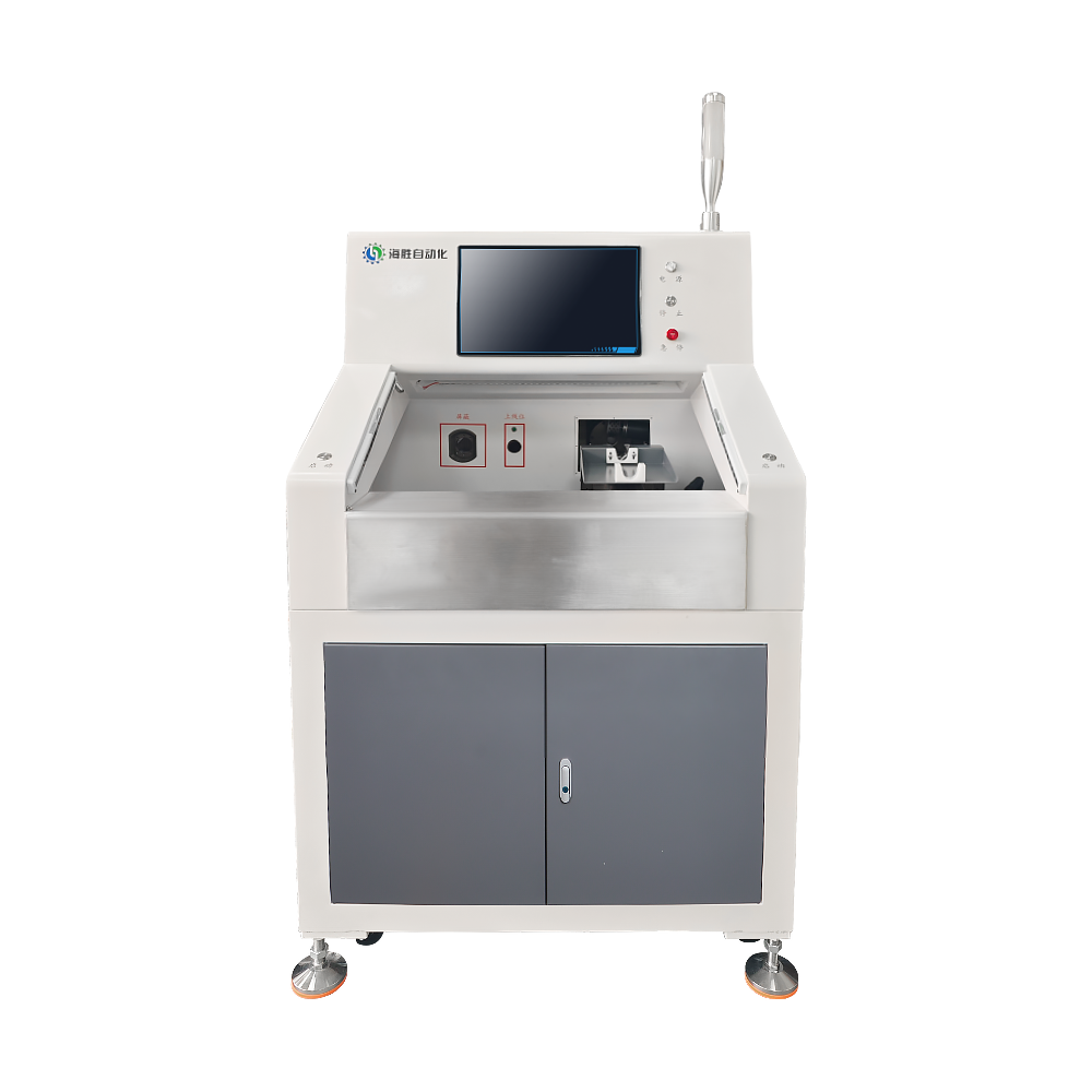 HS-QFS150Y automatische Abstreifen, Schneiden, Flippen und Bürsten Schild Mesh-Maschine