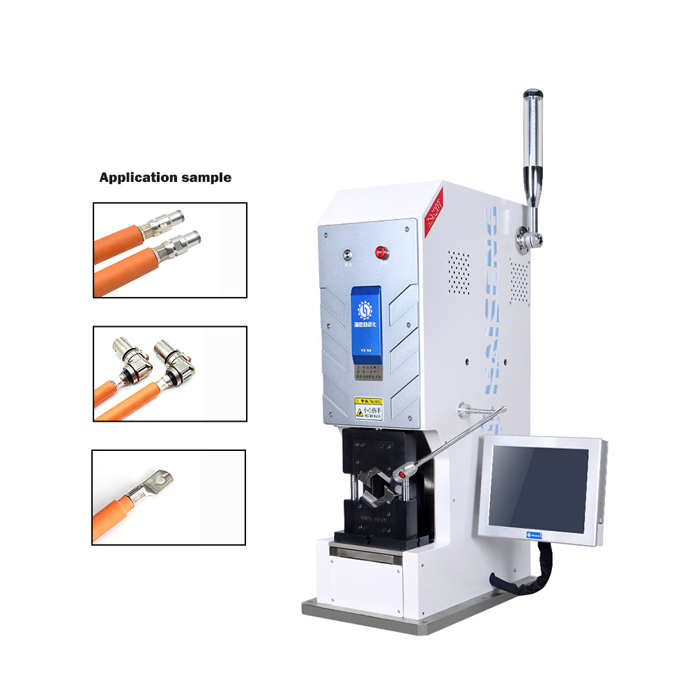 HS-ZSG20T Desktop intelligente Servo klemmen Crimp maschine